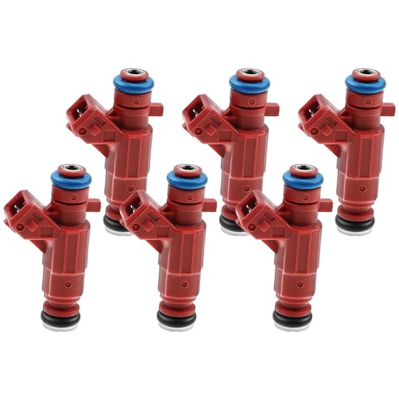 Fuel Injector Set 6 - Compatible with 2001 - 2005 Mercedes-Benz C320 3.2L V6 2002 2003 2004