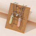 thumbnail image 3 of 2pcs Luminous Hexagonal Pendants Magnet Necklace Matching Heart Charm Jewelry--Green-Product code 42788 Green, 3 of 3