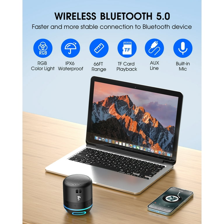 Mini Altavoz Bluetooth 5,0 TWS Smartek Altri accessori elettronici Smartek  - Perfumes Club