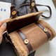 thumbnail image 2 of Bolso Mano Cuadrado Pequeño para Mujer Bandolera Con Solapa Ante Viajes Compras, 2 of 9
