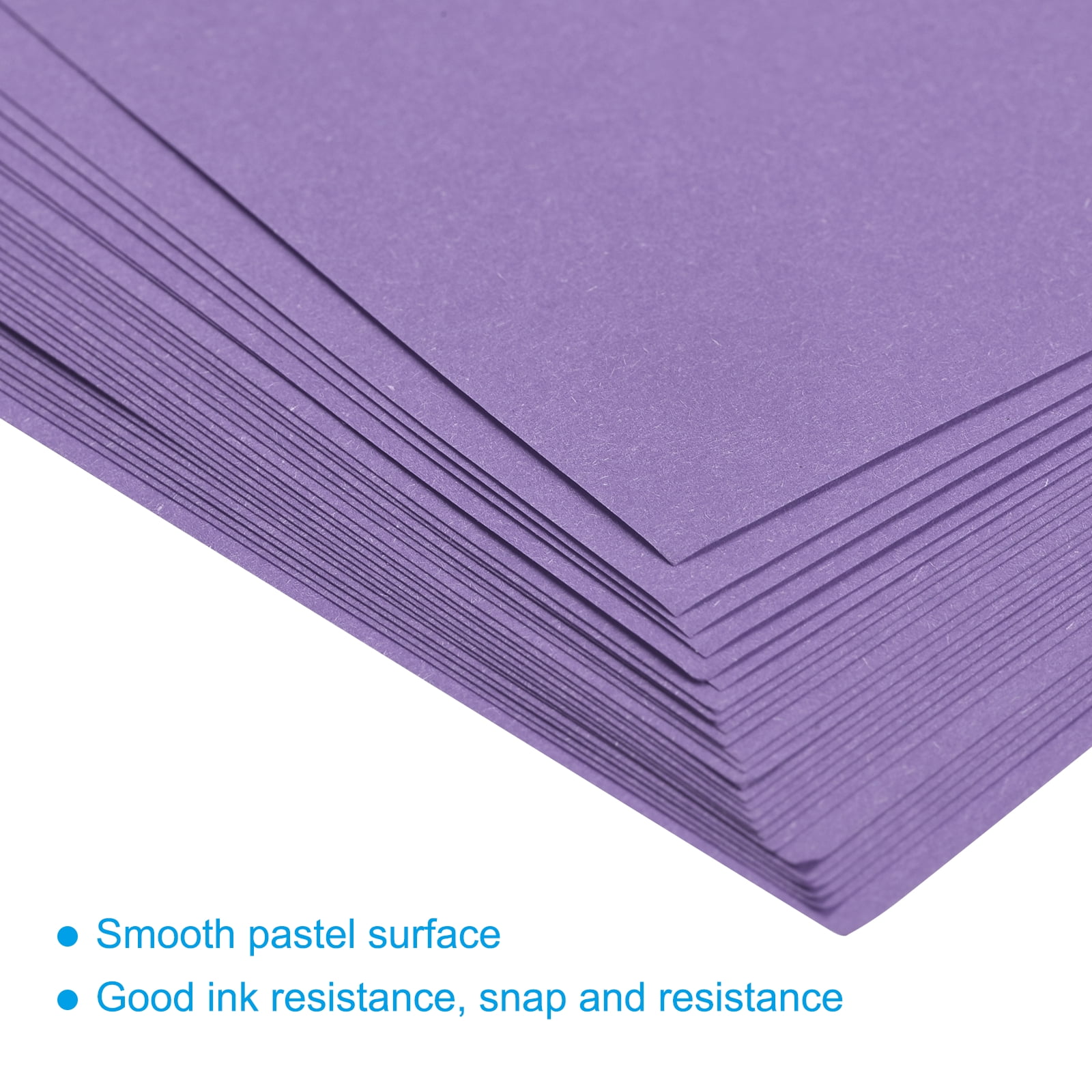Uxcell 100 Sheets Colored Copy Paper 11.8x7.9 Inch A4 Printer Paper 80gsm Dark Purple for Office Printing, Document Copying, Invitations, Forms, Art Projects