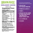 thumbnail image 4 of BrainJuice Brain and Immune Support Shot, Gluten Free Supplement Shots for Energy, Focus, Immunity with Vitamin D, C, B, Alpha GPC & Organic Ginger Root, Huckleberry Hibiscus, 2.5 fl oz, 12 Pack, 4 of 5