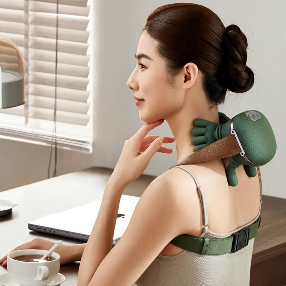 Shoulder and Neck Massager, Electric Cervical Massager with Hands, Multifunctional Cordless Neckmassager with Fingers