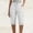 *White, variant on ClodeEU Women's Knee Length Cargo Capri Pants,Casual Rolled Hem Cropped Shorts with Pockets Army Green,Women's Plus L