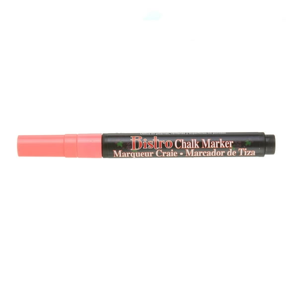 Uchida Bistro Chalk Marker, Fine, Fluorescent Red