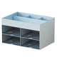 thumbnail image 4 of Organizador de escritorio con cajón, caja de almacenamiento para cosméticos, organizador de papelería multifunción, 4 of 5