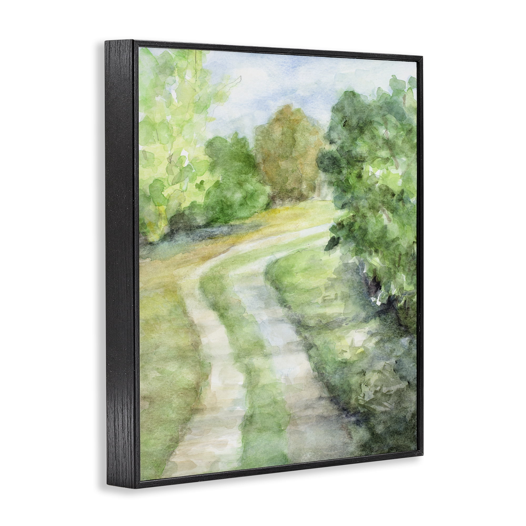 Stupell Industries Around The Bend Black Framed Giclee Art, design by Lanie Loreth