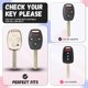 thumbnail image 2 of Funda de llavero HEKBRYN para Honda Accord Civic CR-V 2003-2015, 2 of 6
