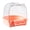 Orange, variant on Orange Hanging Bathing Pool For Parrots Cage Plastic Bird Bath With Spatter Guard