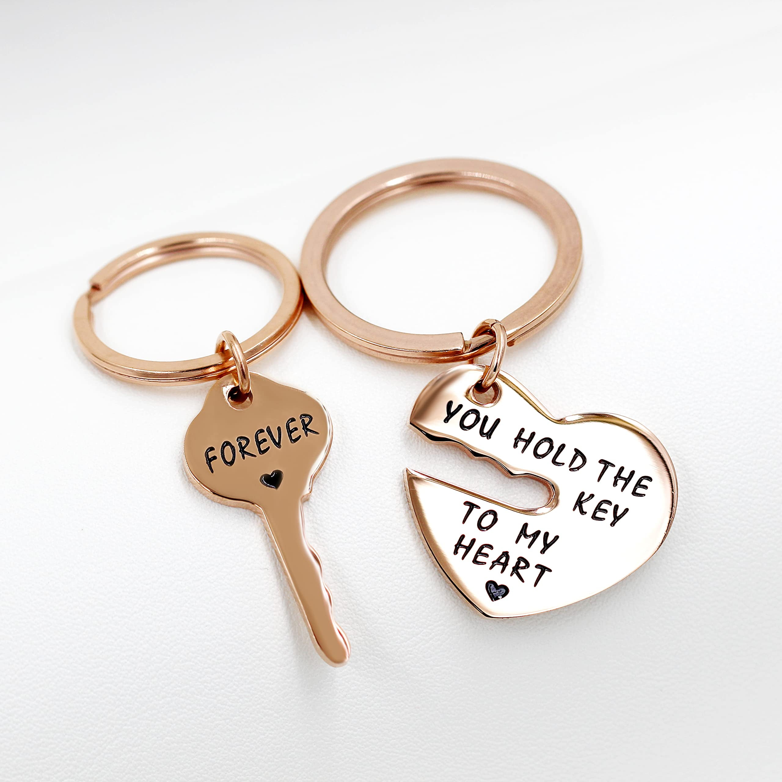 Wrapsify Heart Couple Keychains - Nothing Makes Sense When We're Apart - Gkh14019 Buy with Handmade Gift Box +