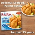 thumbnail image 4 of SeaPak Jumbo Butterfly Shrimp with Crispy Breading, 9 oz Box, BAP Certified, Frozen Seafood, 4 of 21
