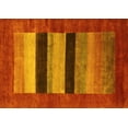 thumbnail image 1 of Ahgly Company Indoor Rectangle Abstract Yellow Contemporary Area Rugs, 5' x 8', 1 of 4