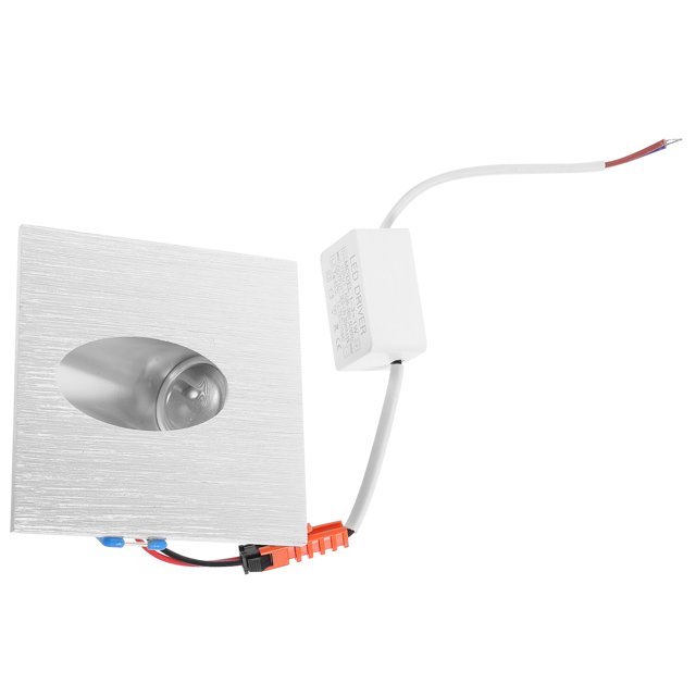 WEUVEB Deck Lights for Stairs Steps Light Square Aluminium Alloy 1Pcs for Hotel