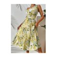 thumbnail image 3 of Vestido Milano Clara de estilo bohemio con estampado floral multicolor, 3 of 4
