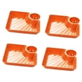 thumbnail image 3 of 4 platos para dumplings con platillo para mojar, platos para servir, platos de frutas y platos para aperitivos. Naranja, 3 of 9