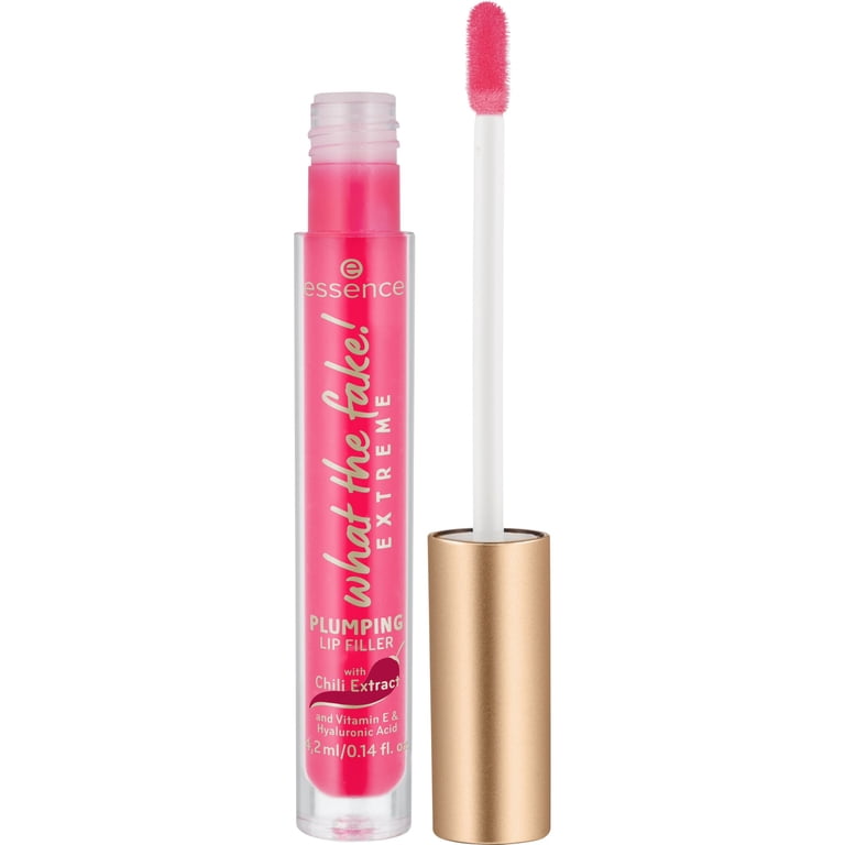 essence What the Fake Extreme Plumping Lip Filler Lip Gloss, Oh My Chili