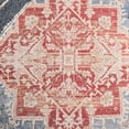 thumbnail image 6 of SAFAVIEH Arizona Fredrick Distressed Machine Washable Runner Rug, Blue Green/Rust, 2'6" x 8', 6 of 8