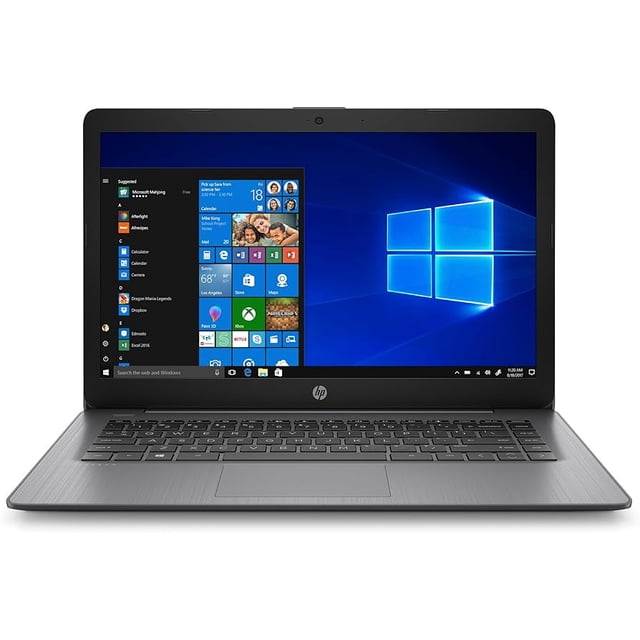 Remis à Neuf (Bon) - HP Stream Portable 14 Pouces, Intel Celeron N4000 4 Go DDR4 64 Go eMMC - Noir