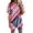 Red, variant on 2 Piece Sets for Women Independence Day Short Sleeve Top and Shorts Going Out Outfits,Red,2XL