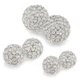 thumbnail image 3 of Modern Day Accents 3478 4 in. Facetas Cristal Sphere - Set of 2, 3 of 3
