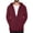 Wine, variant on Horkkom Zip Up Hoodie Men Fall Outfits Plain Workout Hoodie Thin Casual Sweatshirt with Pockets XL