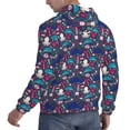 thumbnail image 6 of Pofeuu Underwater Animals Print Mens Casual Hooded Collar Drawstring Hoodies Pullover Sweatshirts Casual Long Sleeve Shirts-Medium, 6 of 7