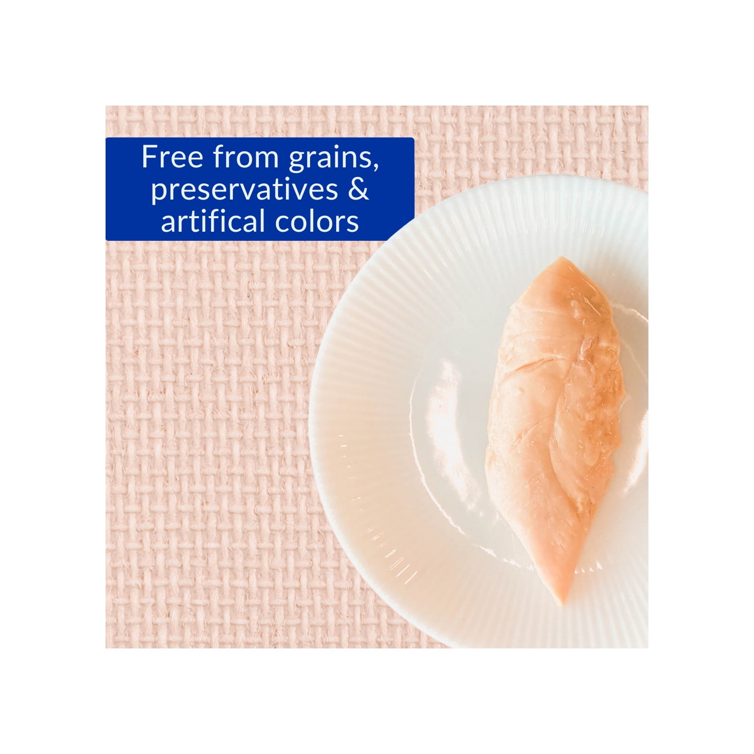 INABA Natural, Premium Hand-Cut Grilled Chicken Fillet Cat Treats/Topper/Complement with Vitamin E and Green Tea Extract, 0.9 Ounces Each, Shrimp Broth
