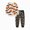 H555-Beige, variant on TOWED22 Baby Boy Halloween Outfit Pumpkin Sweatshirt Drawstring Long Pants Toddler Fall Clothes,Beige,5-6 Y