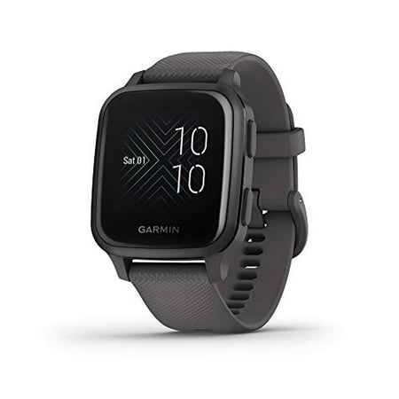 Garmin 010-02427-00 Venu Sq, GPS Smartwatch with Bright Touchscreen Display, Up to 6 Days of Battery Life, Slate
