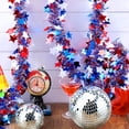 thumbnail image 6 of Danhjin 4th of July Garland, Tinsel Garland Red White Blue Party Decoration for Independence Day Memorial Day Supplies, 6 of 12