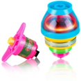 thumbnail image 3 of ZECATL Paquete de 15 peonzas LED con luz intermitente OVNI con giroscopio, juguetes novedosos a granel, recuerdos de fiesta oso de fresa Electrónica, 3 of 5