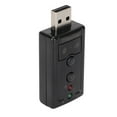 thumbnail image 4 of 7.1 Channel Sound Card, HS LED Indicator USB 2.0 Sound Card With 3.5mm Microphone Ports For Laptop For Desktop, 4 of 8