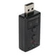 thumbnail image 3 of Tarjeta De Sonido USB 2.0, Tarjeta De Sonido Virtual Amplificador Interno Externo ABS Indicador LED De Alta Velocidad Con Puertos De Micrófono De 3,5 Mm Para Computadora Portátil, 3 of 7