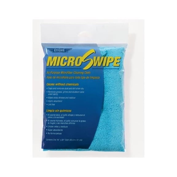 Ettore Products 84445 16 x 20 in. Microswipe Cloth Blue