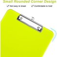 thumbnail image 6 of Minzimin 8.5 x 11 Plastic Clipboards Set of 1/2, Low Profile Metal Clip, Translucent Board, 12.5 x 9 in Letter Size, Office Supply, Back to School, 6 of 7