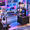 Grey, variant on KATHY&BOB 60" Reversible Gaming Desk with Monitor Stand & Charging Station & Hooks, Computer Desk with 2 Tier Shelves & 2 Fabric Drawers, Office Desk for Bedroom, Black (NO LED)