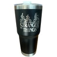 thumbnail image 1 of Termo de acero inoxidable Strenger things color negro 30 Oz, 1 of 3