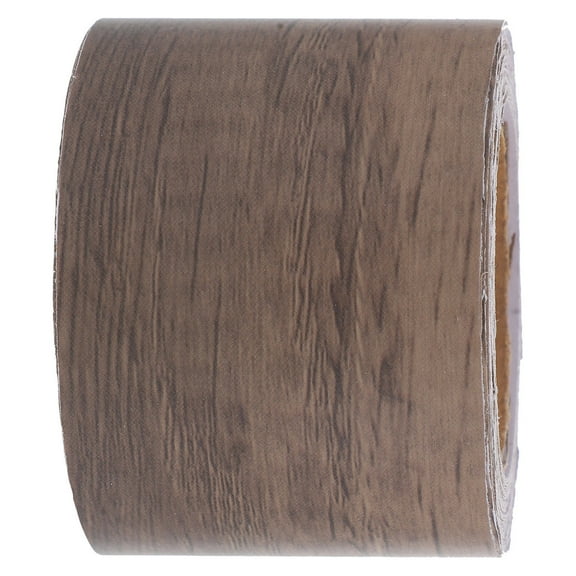 LEORX 1 Roll of Peel Stick Trim Molding for Furniture Brown PVC Simple and Rustic