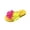 Yellow, variant on Women's Slippers Women's Casual Versatile Flop Sandals For Spring And Summer Featuring Comfortable And Stylish Floral Open Toe And Soft Soles.,Yellow,38