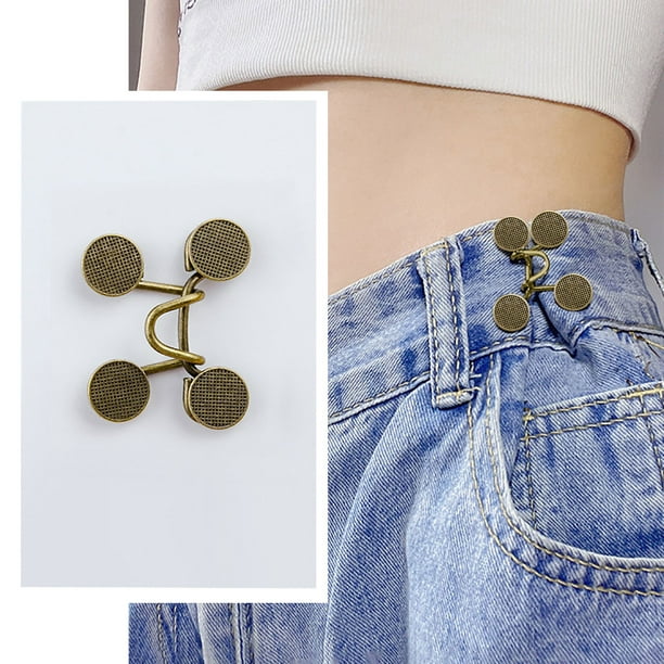 Pant Waist Tightener Adjustable Jean Button Pins 1PC Button Clip For ...