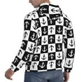 thumbnail image 6 of Sikiie Nautical Anchors1 Men's Hoodie, Essentials Hoodie, Sweatshirt, Pullover Hooded Sweatshirt for Men-Large, 6 of 7