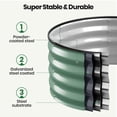 thumbnail image 4 of GVDV Raised Garden Bed Outdoor, 2Pcs 2x2x1ft Metal Raised Beds Kit for Backyard, Round Garden Beds for Gardening Vegetables Flowers Fruits Herbs, Easy Assembly, 4 of 7