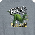 thumbnail image 3 of Toy Story - Rex Fear Me Please - Women's Racerback Tank Top, 3 of 5