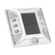 thumbnail image 3 of Luz solar para terraza, 6 LED, luz solar para camino de entrada, lámpara reflectante de doble cara para carretera, blanca, 3 of 10