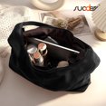 thumbnail image 6 of SUOSDEY Shoulder Bag for Women Suede Tote e Bag Satchels Crossbody Purse for Travel College Work Tote Handbag, 6 of 7