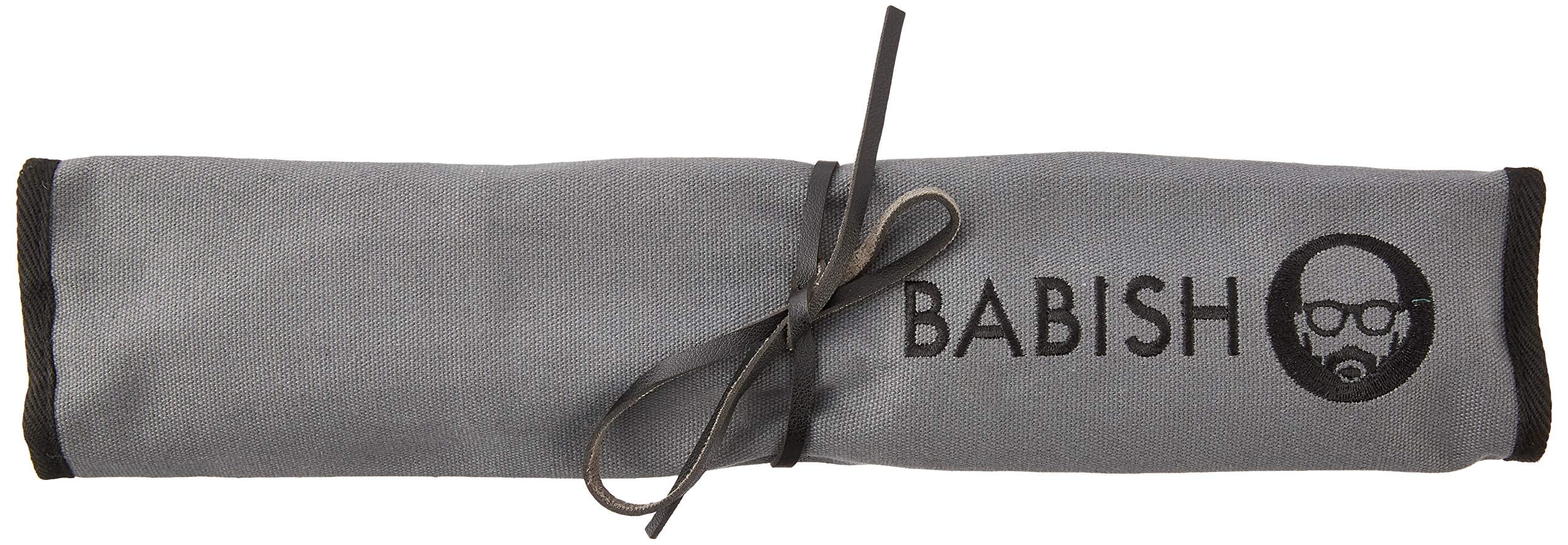 Babish German High-Carbon 1.4116 Steel Cutlery Knife Set, 3-Piece (Chef, Bread, & Pairing Knive) w/Kitchen Knives Roll