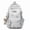 Grey, variant on Neutral Tone Japanese Academy Nylon Daypack, 15.6 Inch Laptop Pocket Rucksack, Stain-Resistant Tear-Proof Carryall for Daily Travel Errands, 18.11 Inch (Grey)