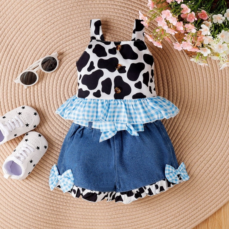 denim shorts baby girl denim shirt