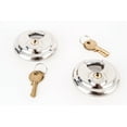 thumbnail image 5 of Red Hound Auto Stainless Steel Shrouded Disc Padlock with 2-3/4 Inches Wide Body (Pack of 2) Shackle Shielded Trailer Self Storage Pair Keyed Alike with 4 Keys Included 70 mm, 5 of 5