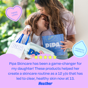 Pipa Skincare Start Young Bundle Gift Set | 3-Step Gentle Skin Care Routine for Tweens | Includes Foam Cleanser, Moisturizer & Facial Mist